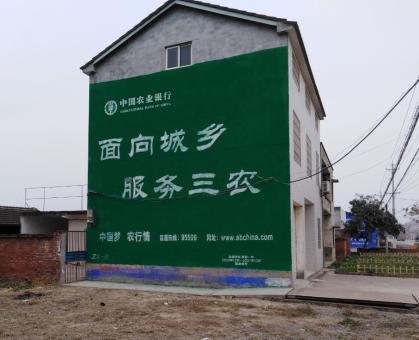 兴国为什么制作墙体广告