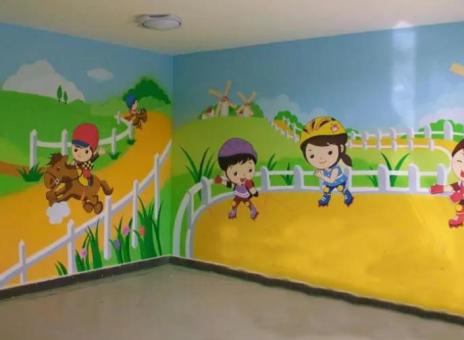 兴国幼儿园墙体彩绘制作流程及注意事项