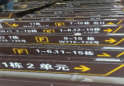 兴国广告标识中，常见的几种安装方式。